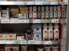 VIDEO Kaufland promovează produsele din Botoșani și a pus în aceeași vitrină lactatele Solomonescu, Five Continents și Vlăsie