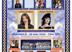 Week-end cu Lidia Buble, Irina Rimes și Lăutarii lui Botgros la Festivalul Floare Albastră, în comuna Mihai Eminescu