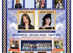 Irina Rimes și Lidia Buble vin la Festivalul Floare Albastră din Mihai Eminescu