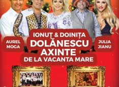 VIDEO ”Axinte” din Vacanța Mare, show la Restaurantul L’Amour Botoșani pe 26 decembrie. Concert Ionuț Dolănescu, Julia Jianu și Aurel Moga